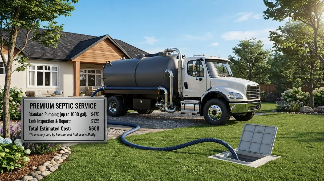 Septic Tank Pumping Cost in Coon Rapids, MN